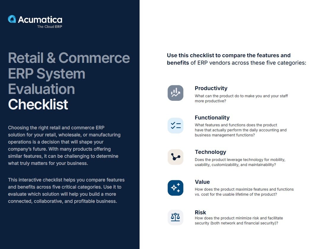 Retail & Commerce ERP System Evaluation