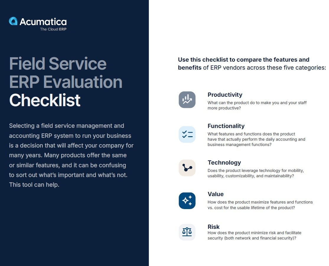 Field Service ERP Evaluation