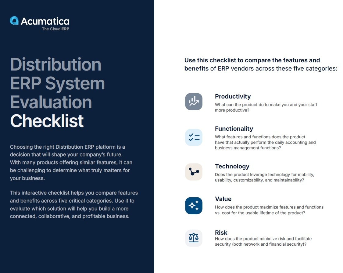 Distribution ERP System Evaluation